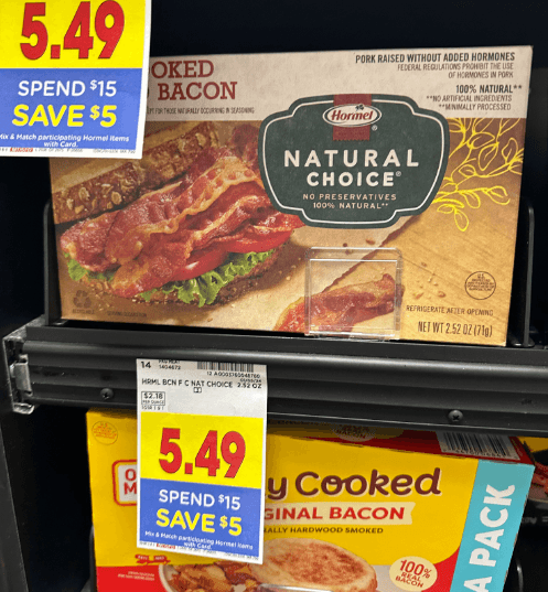 Hormel Bacon Kroger Shelf image