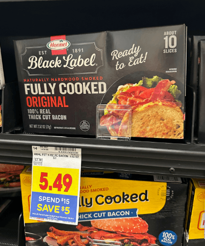 Hormel Bacon Kroger Shelf image