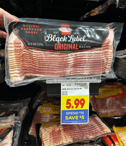 Hormel Bacon Kroger Shelf image