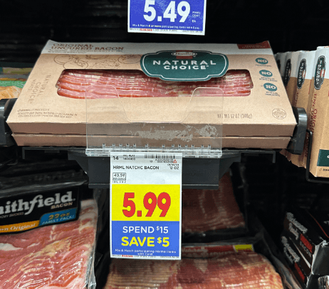 Hormel Bacon Kroger Shelf image