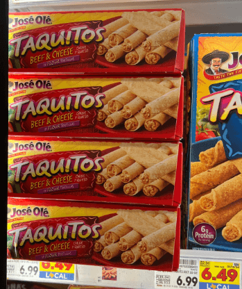 Jose Ole Taquitos Kroger Shelf Image 
