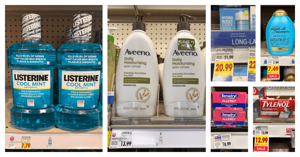 Kenvue Participating Brands Kroger Shelf Images