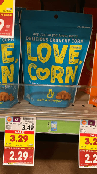 Love Corn Kroger Shelf Image