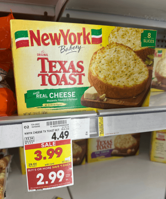 New York Bakery Bread Kroger Shelf Image