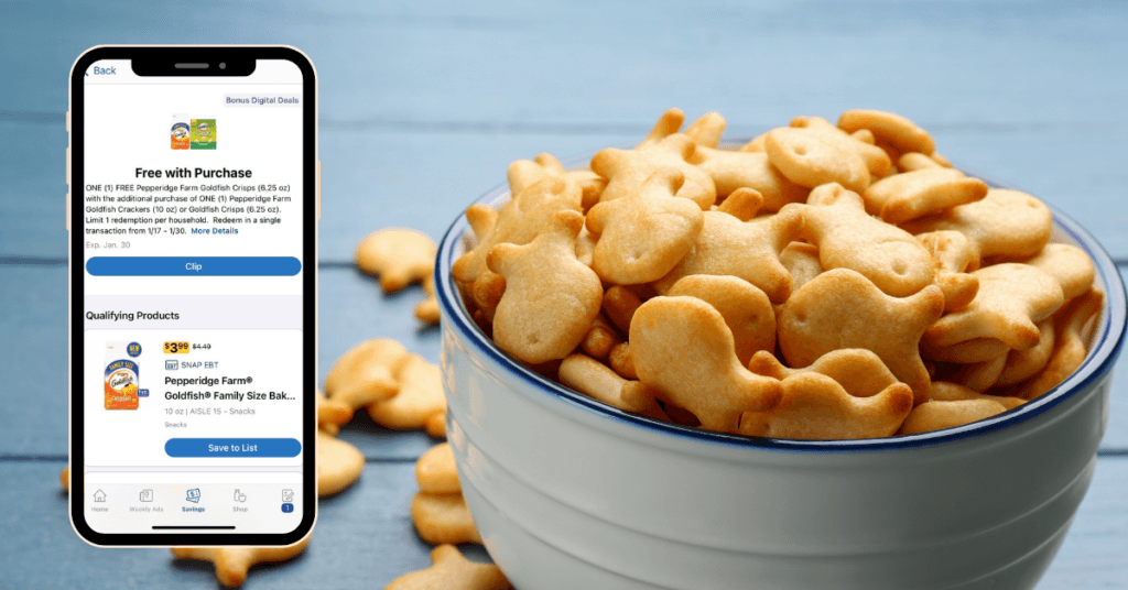 Pepperidge Farm Goldfish Coupon Kroger