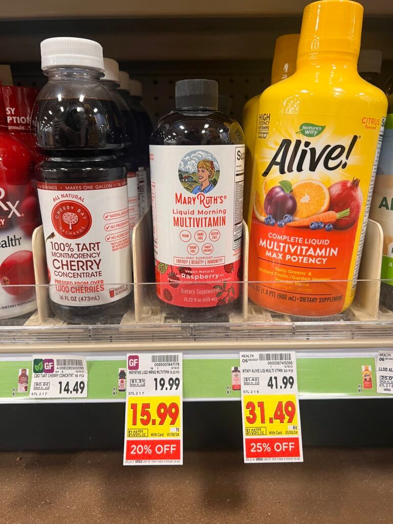 mary ruth's vitamins kroger shelf image