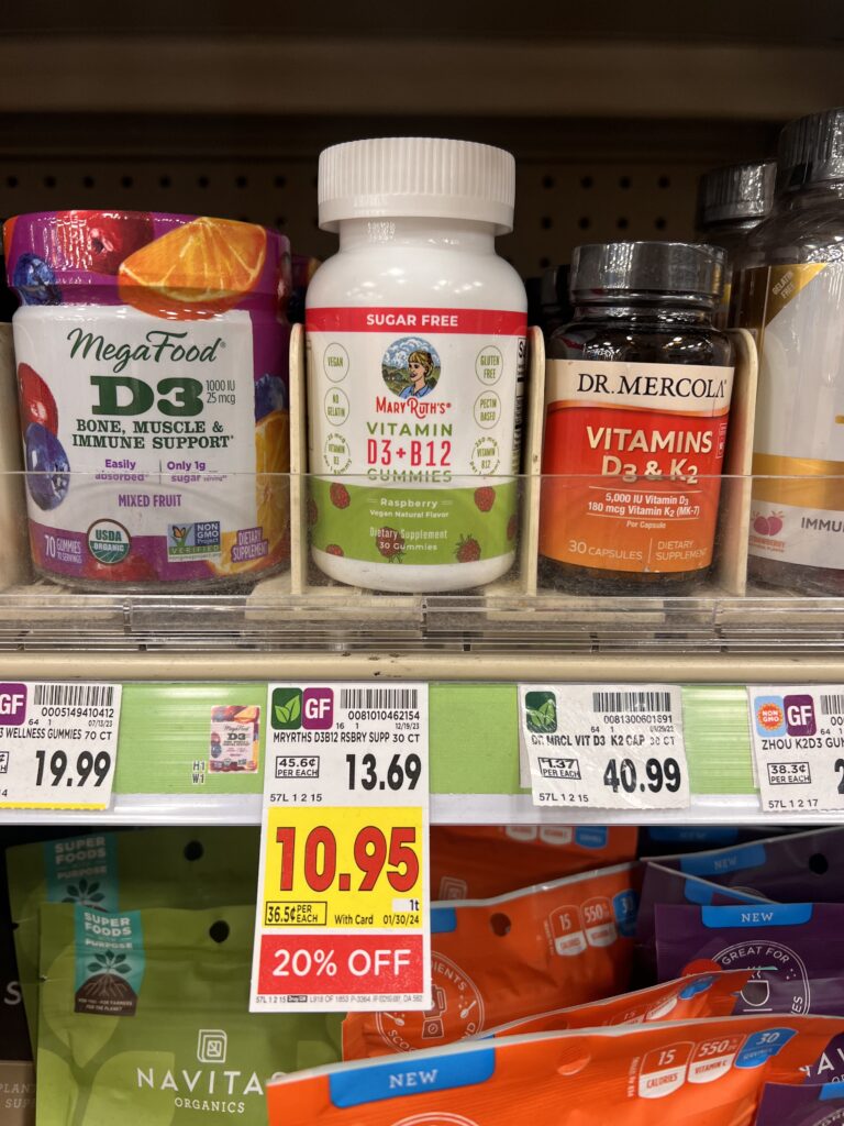 mary ruth's vitamins kroger shelf image
