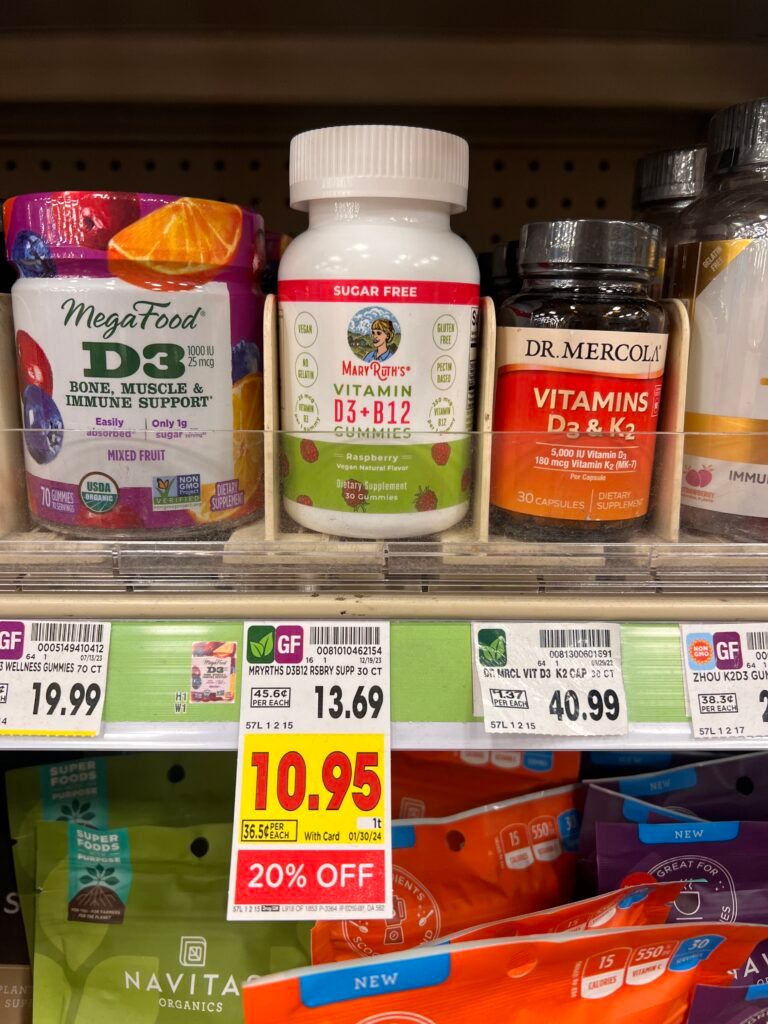 mary ruth's vitamins kroger shelf image