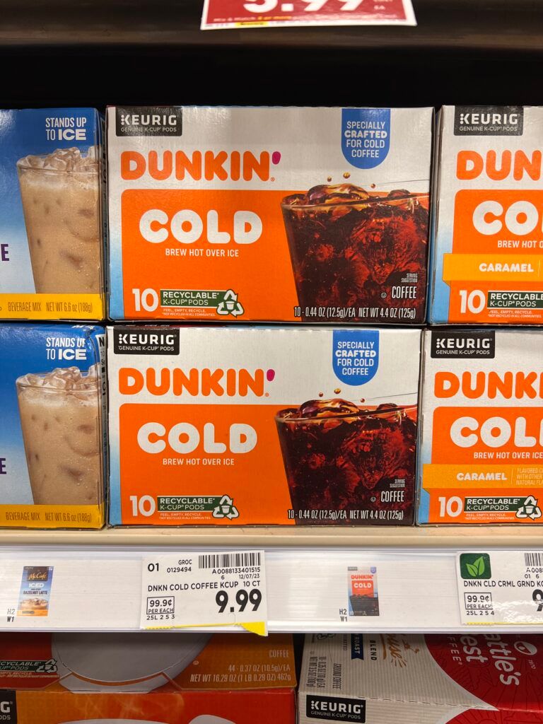 dunkin cold kroger shelf image
