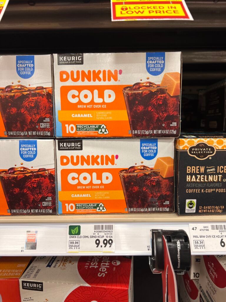 dunkin cold kroger shelf image