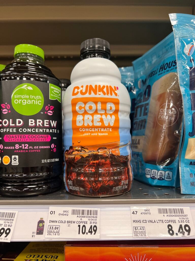 dunkin cold kroger shelf image