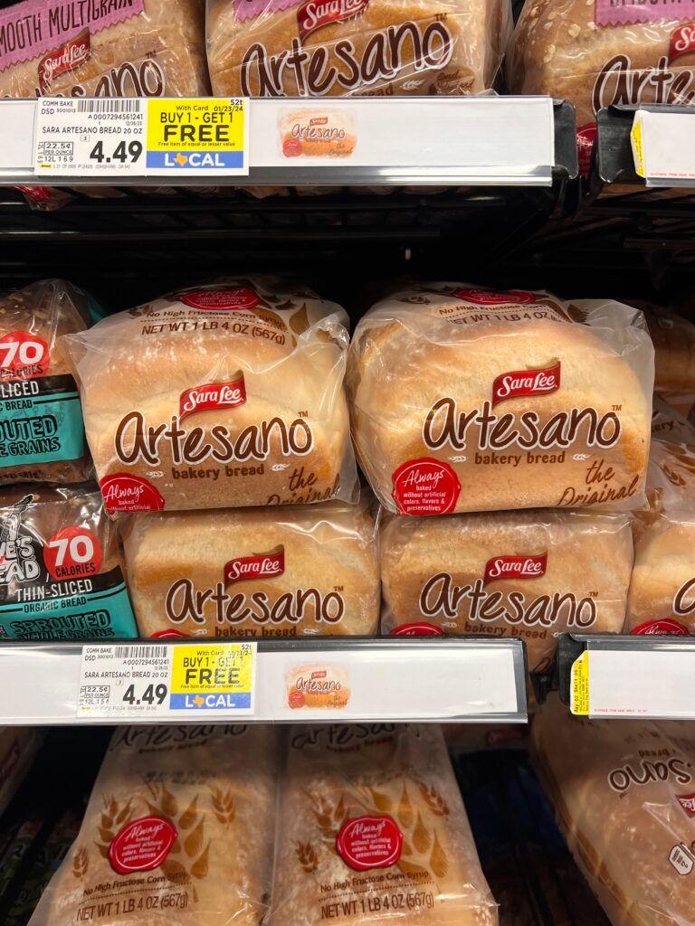 Sara lee bread is b1g1 free at kroger kroger krazy