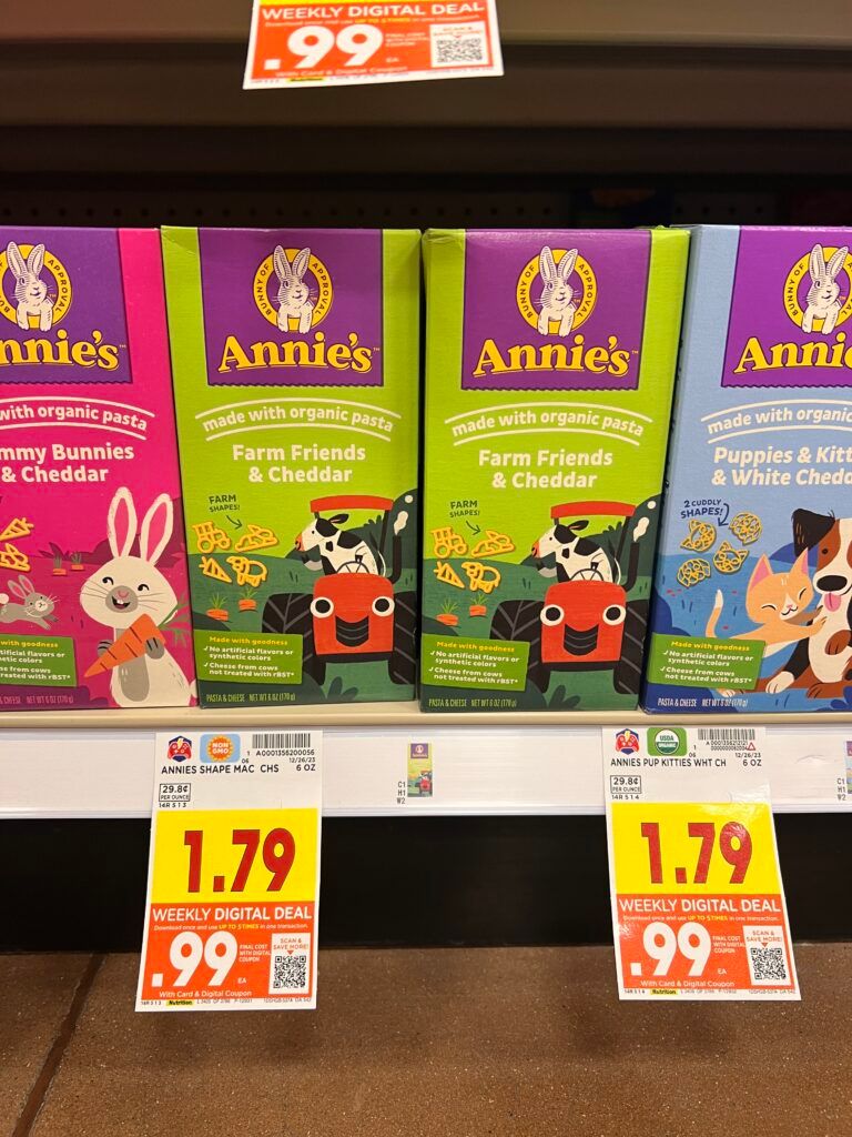 annies mac and cheese kroger shelf image