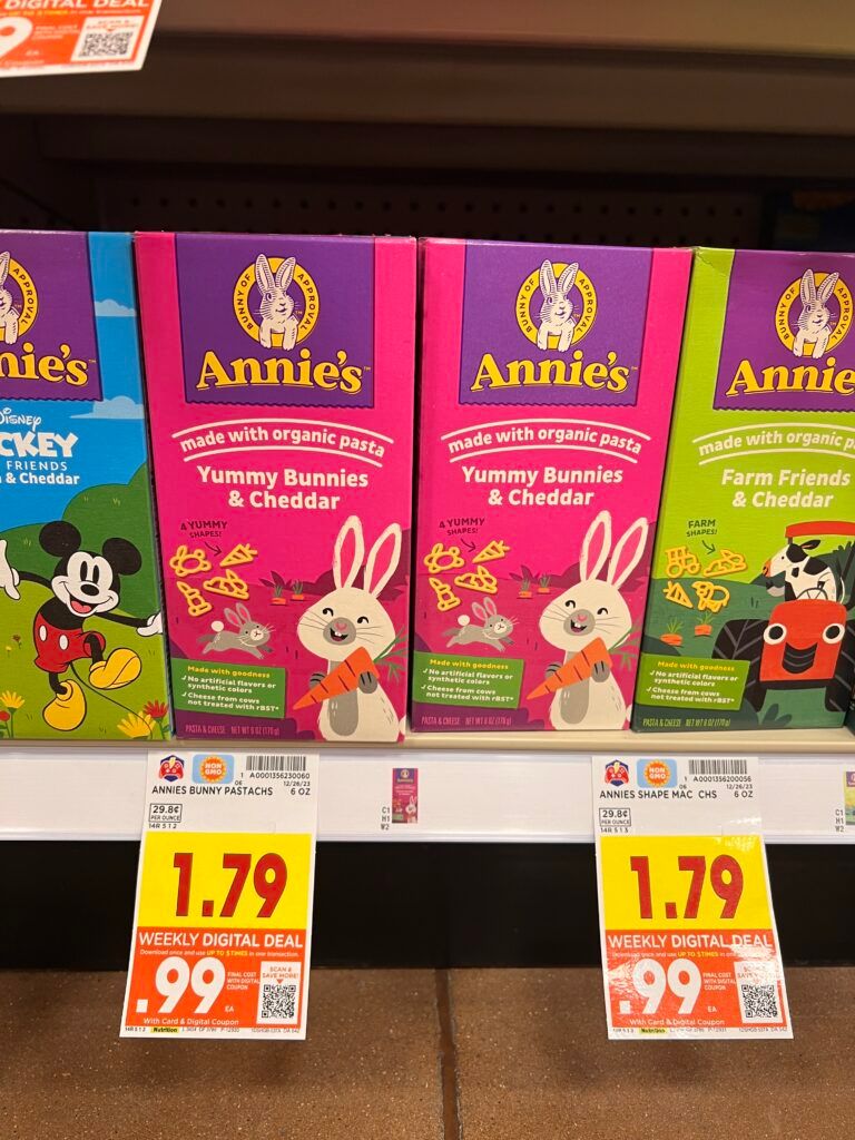 annies mac and cheese kroger shelf image