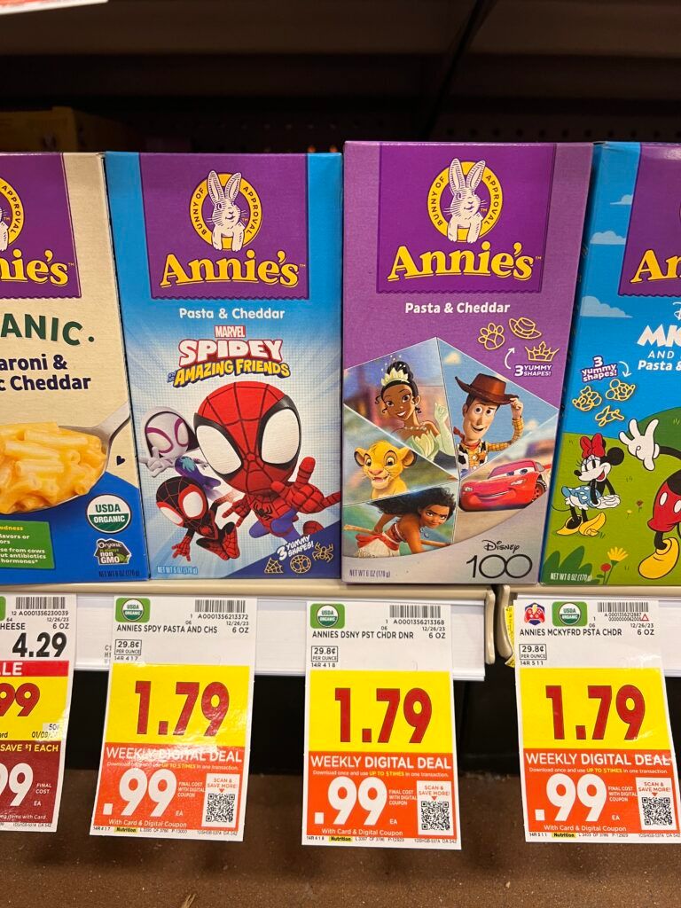 annies mac and cheese kroger shelf image