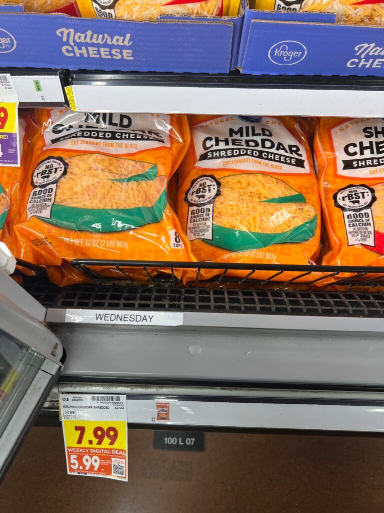 kroger cheese shelf image 