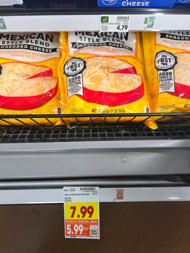 kroger cheese shelf image 