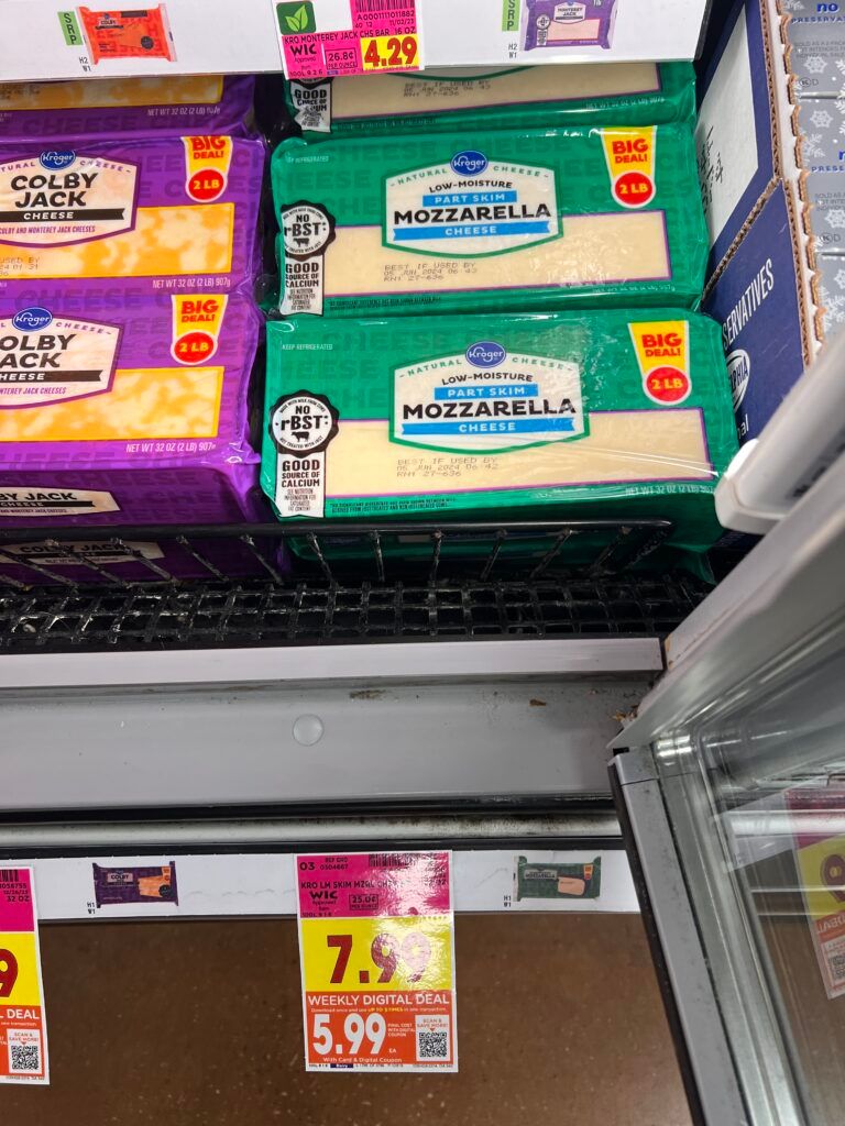 kroger cheese shelf image 