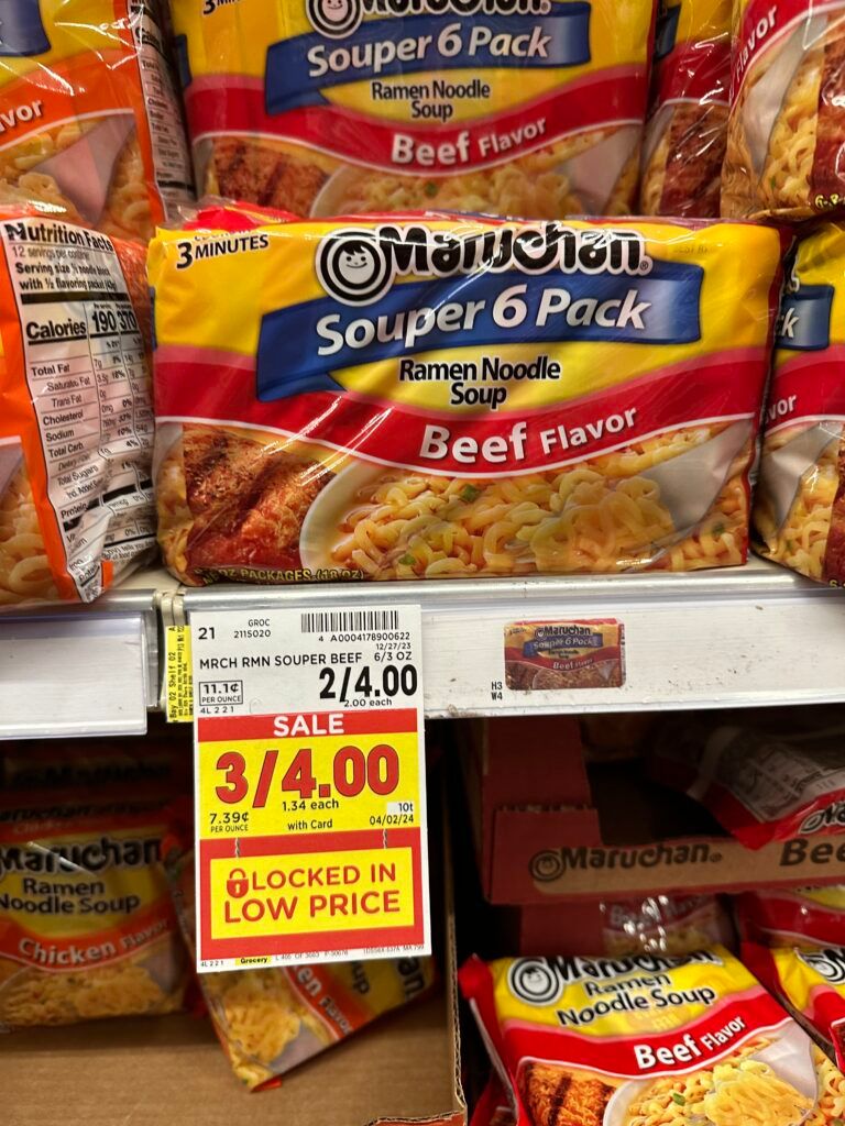 maruchan ramen kroger shelf image