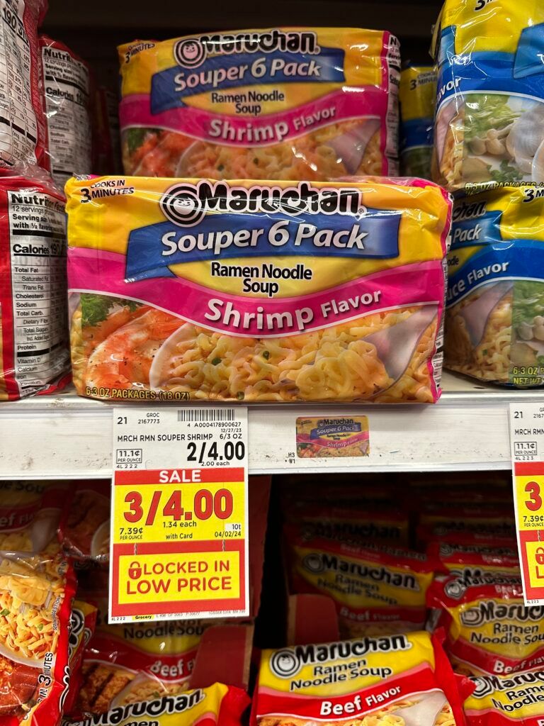 maruchan ramen kroger shelf image