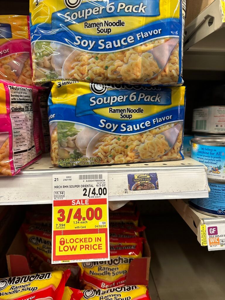 maruchan ramen kroger shelf image