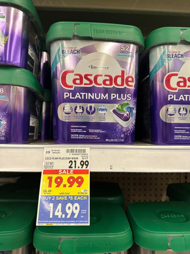 cascade kroger shelf image