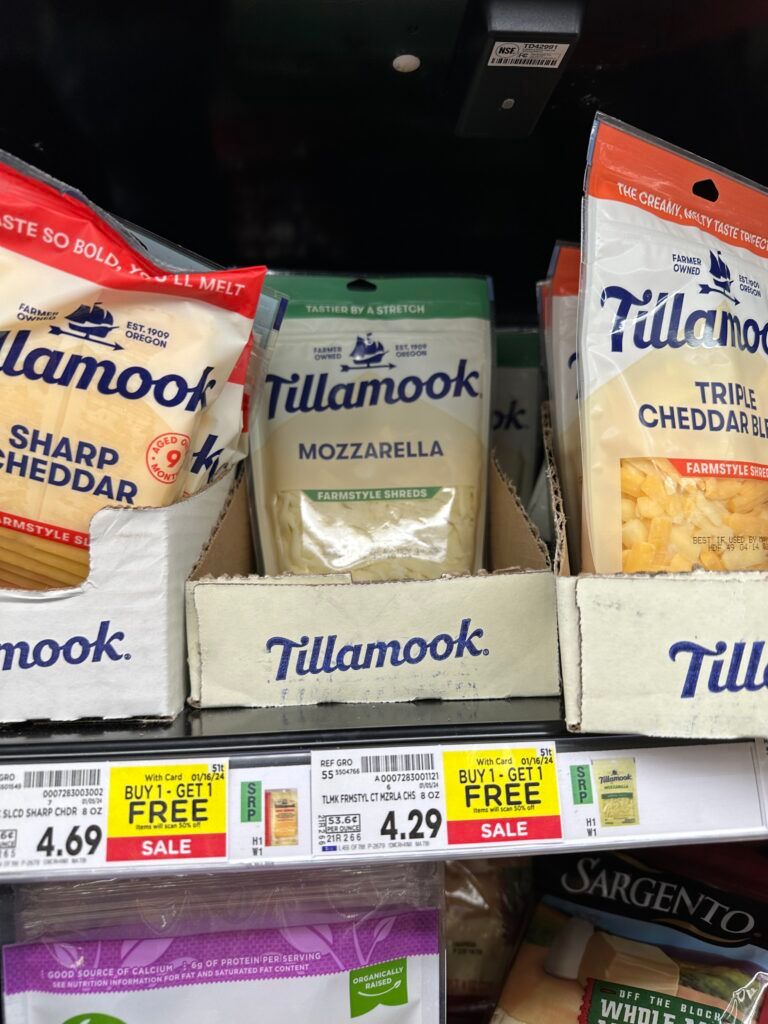 tillamook cheese kroger shelf image