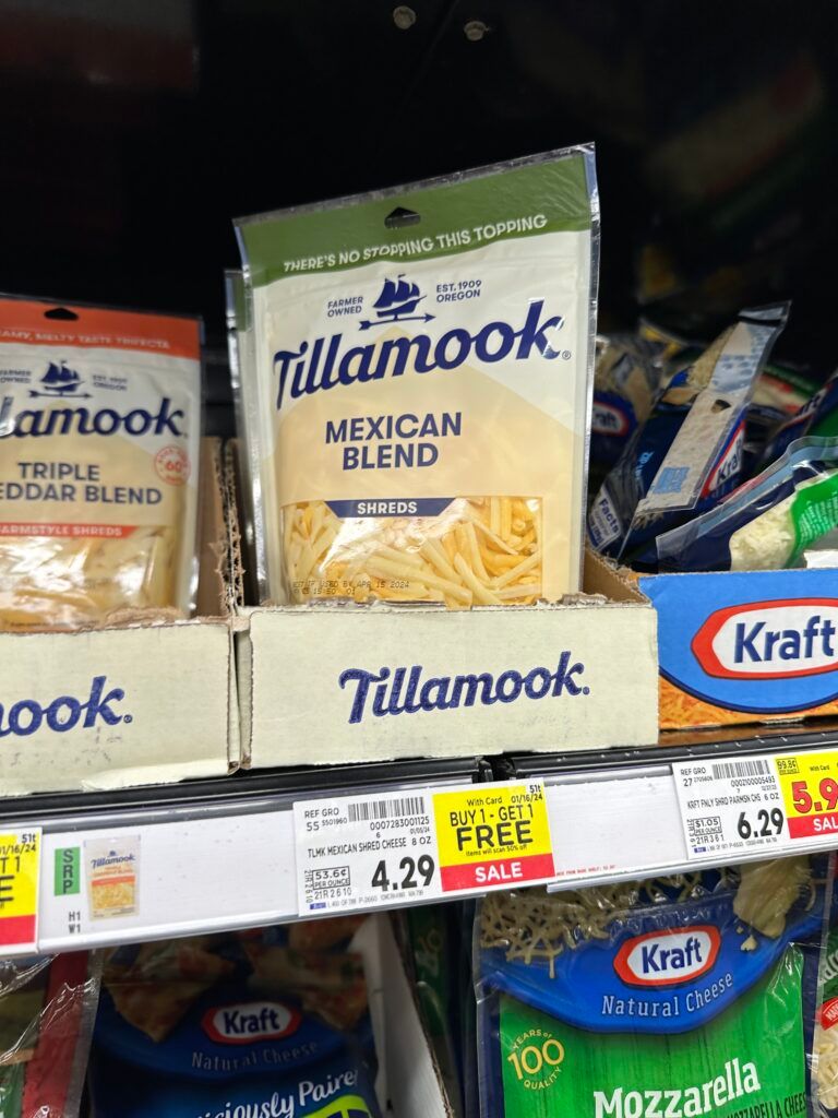 tillamook cheese kroger shelf image