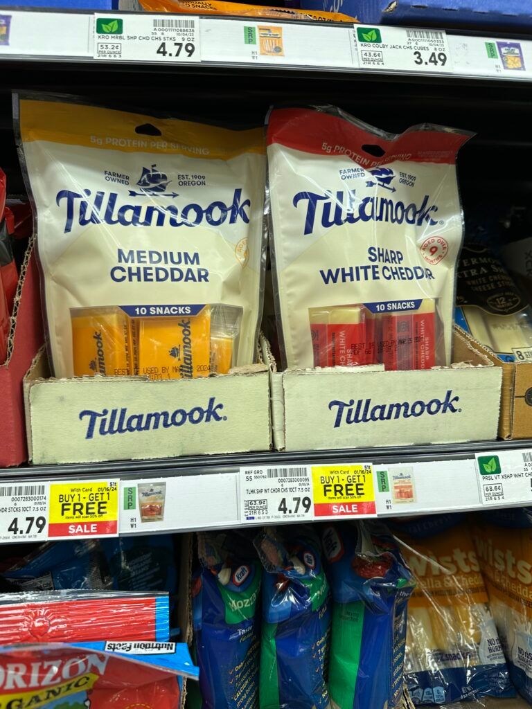 tillamook cheese kroger shelf image