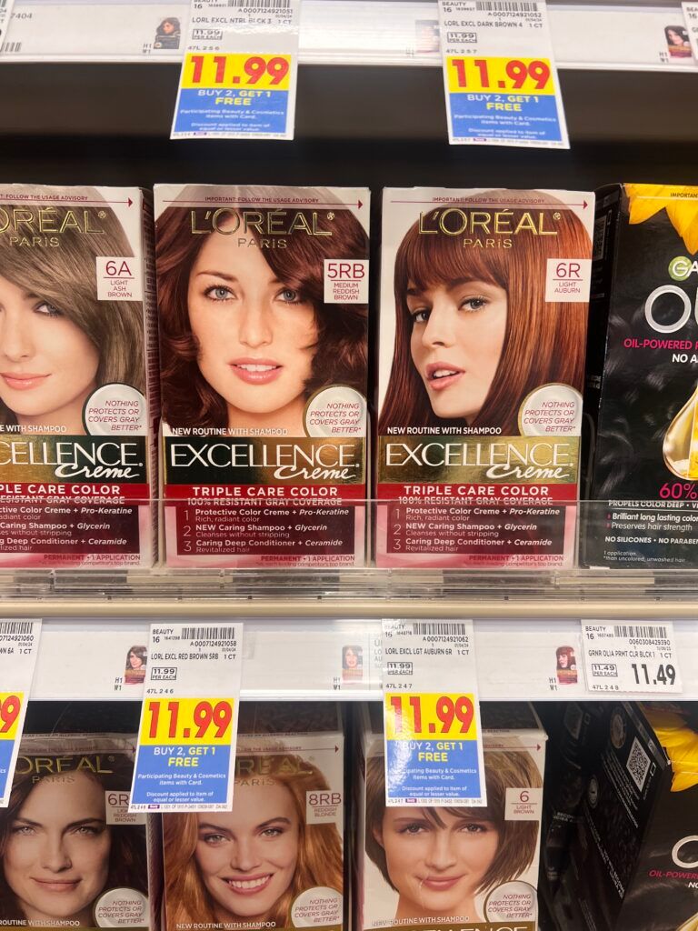 l'oreal paris hair color kroger shelf image 