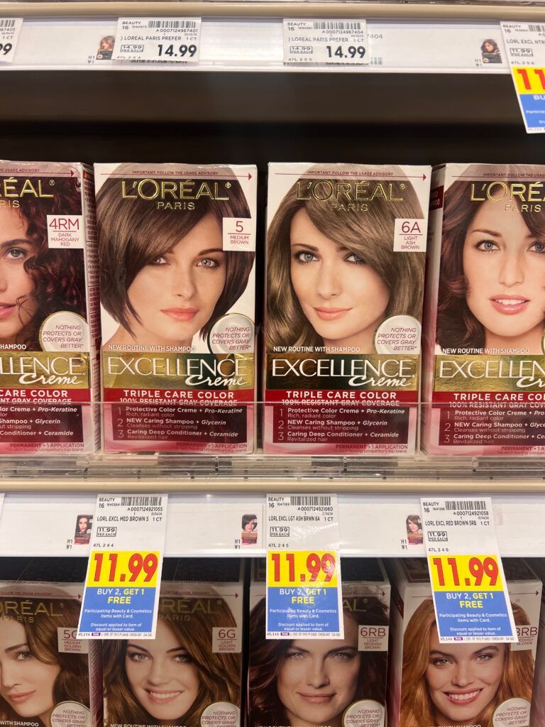 l'oreal paris hair color kroger shelf image 