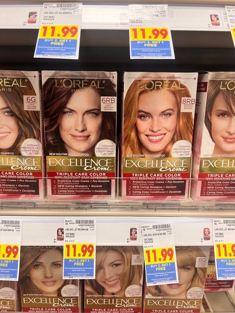 l'oreal paris hair color kroger shelf image 