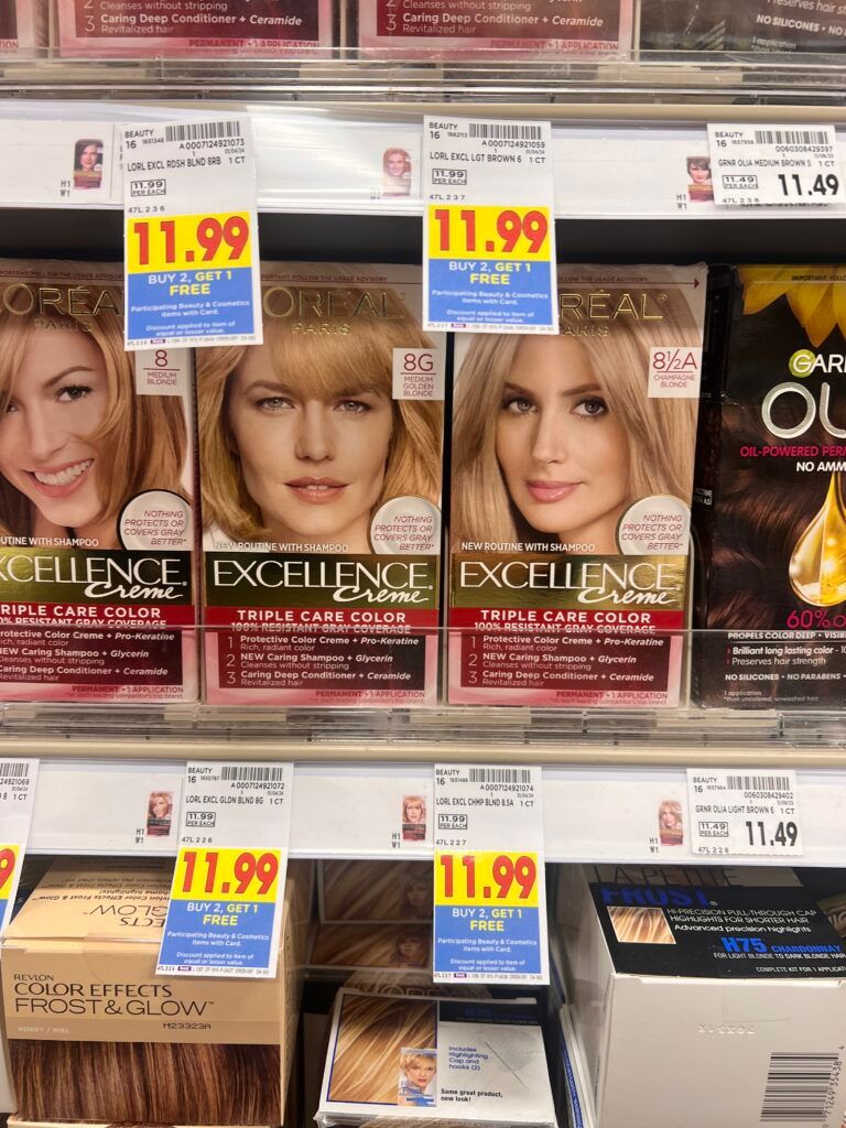 l'oreal paris hair color kroger shelf image 