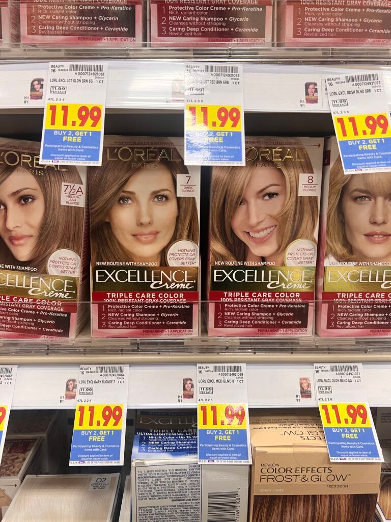 l'oreal paris hair color kroger shelf image 