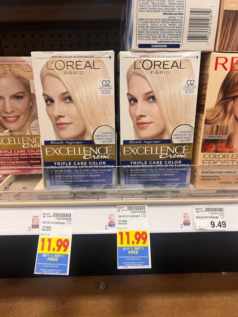 l'oreal paris hair color kroger shelf image 