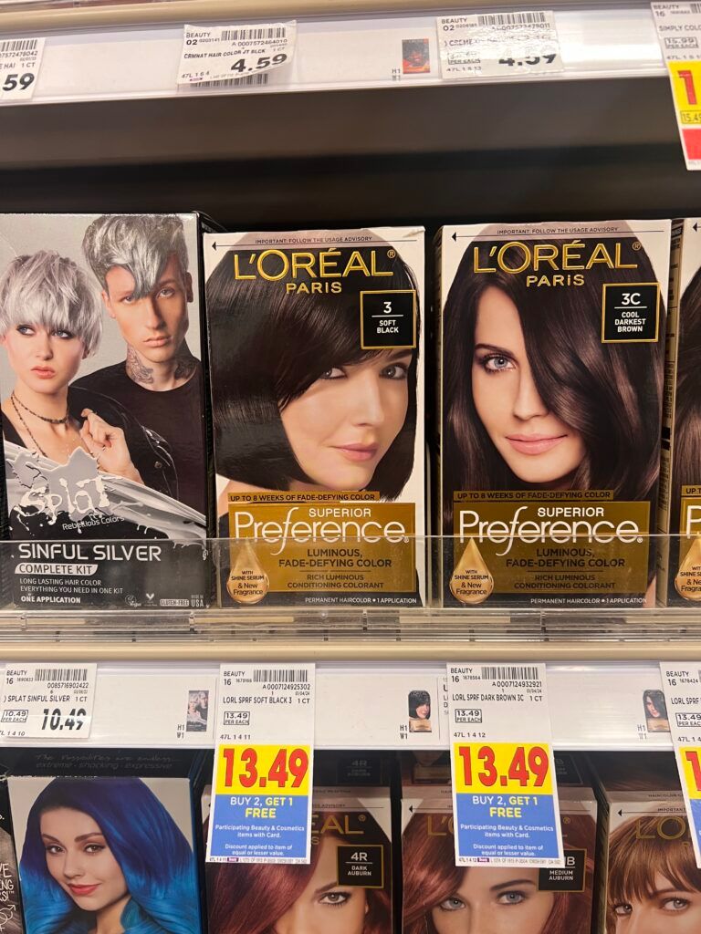 l'oreal paris hair color kroger shelf image 