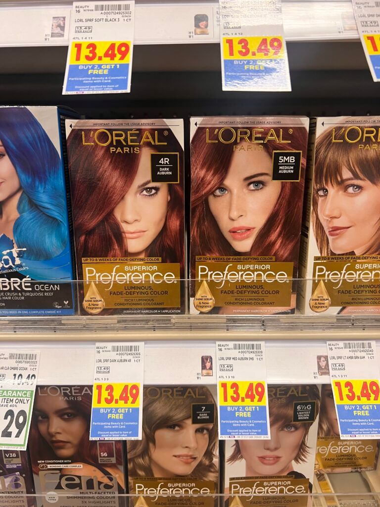 l'oreal paris hair color kroger shelf image 
