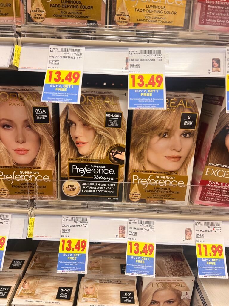 l'oreal paris hair color kroger shelf image 