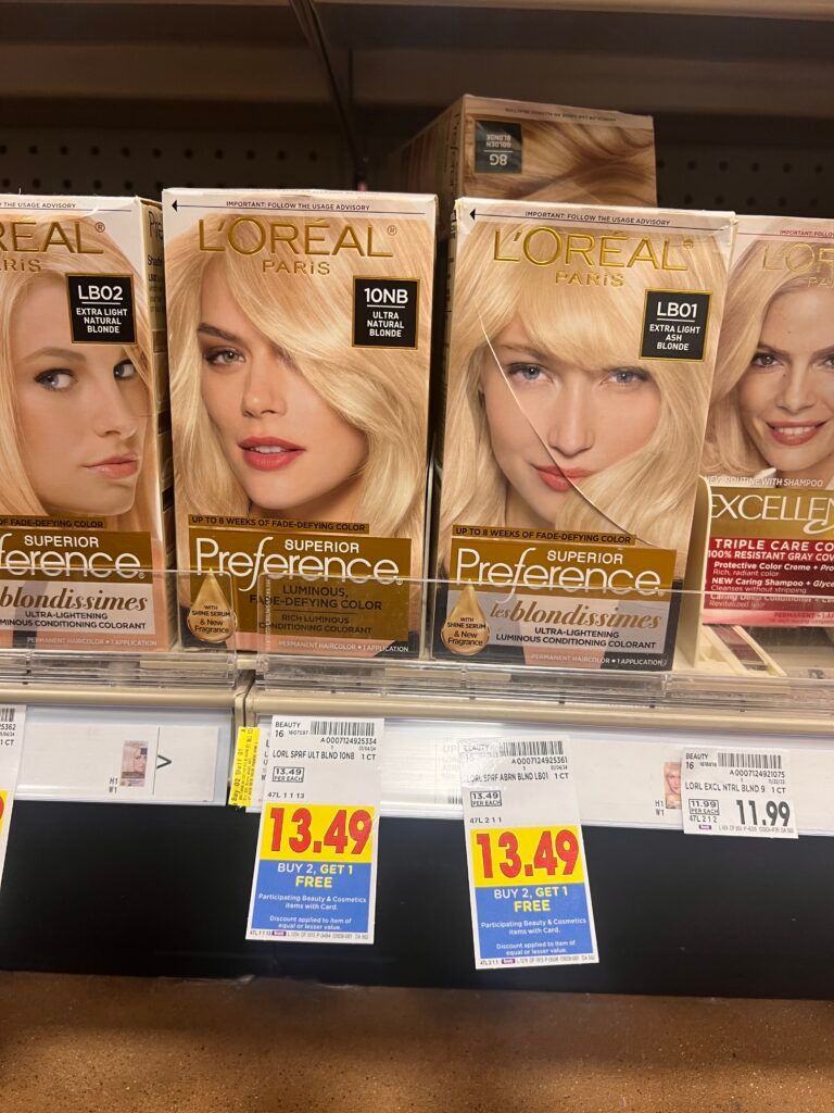 l'oreal paris hair color kroger shelf image 