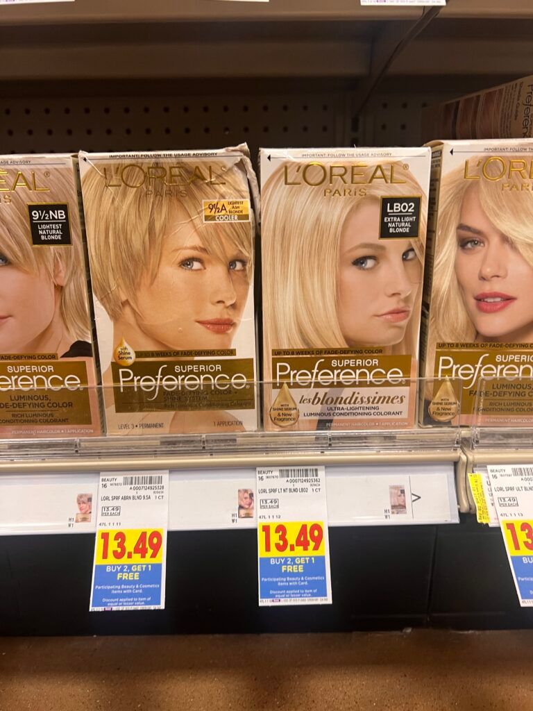 l'oreal paris hair color kroger shelf image 