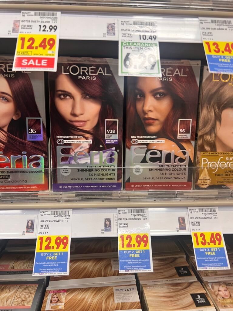 l'oreal paris hair color kroger shelf image 