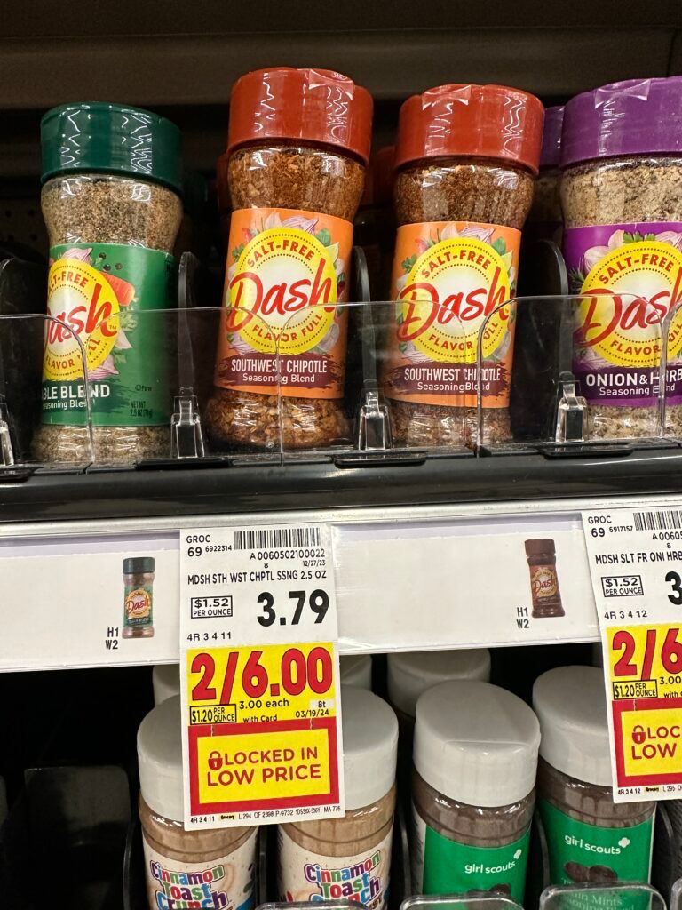 dash seasonings kroger shelf image