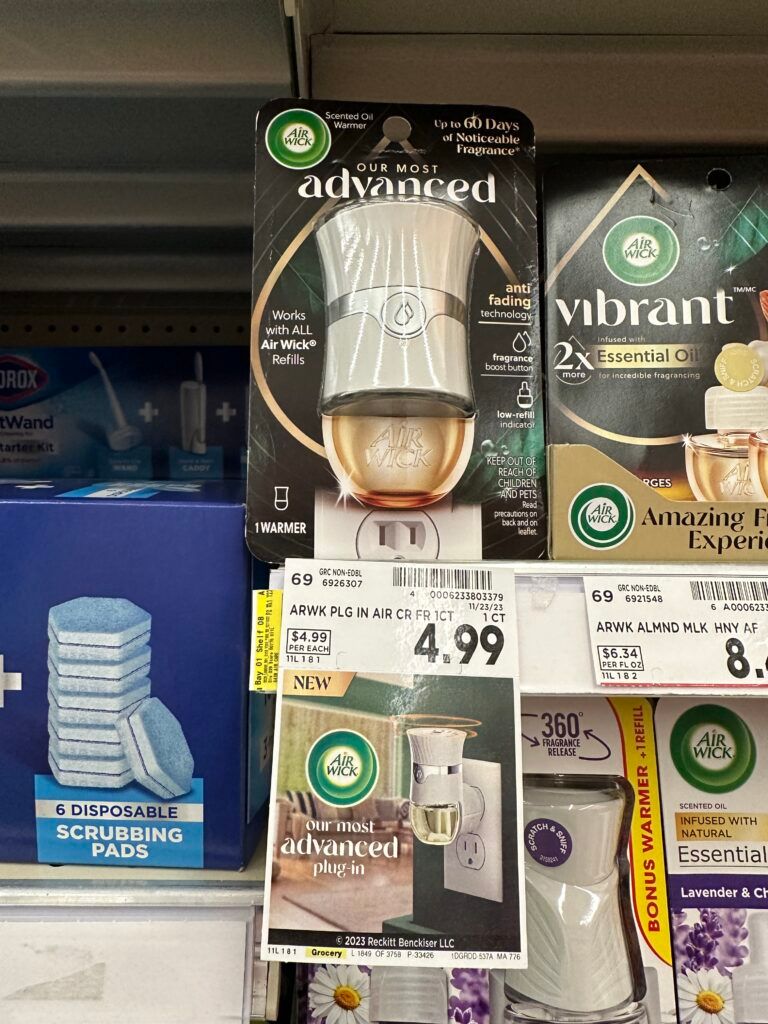 air wick advanced warmer kroger shelf image