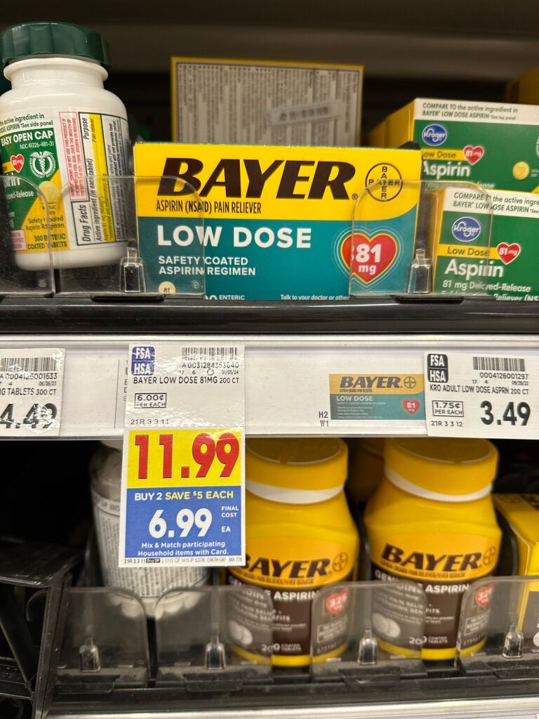 bayer kroger shelf image