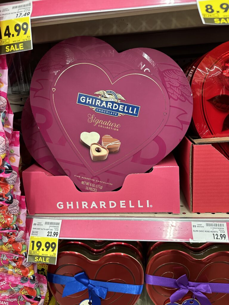 ghirardelli valentines kroger shelf image