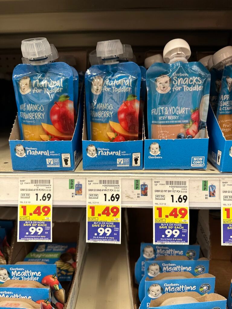 gerber food kroger shelf image