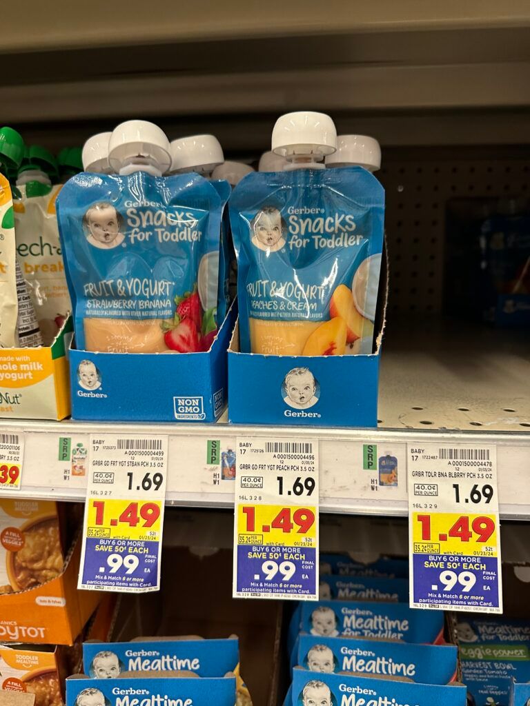 gerber food kroger shelf image