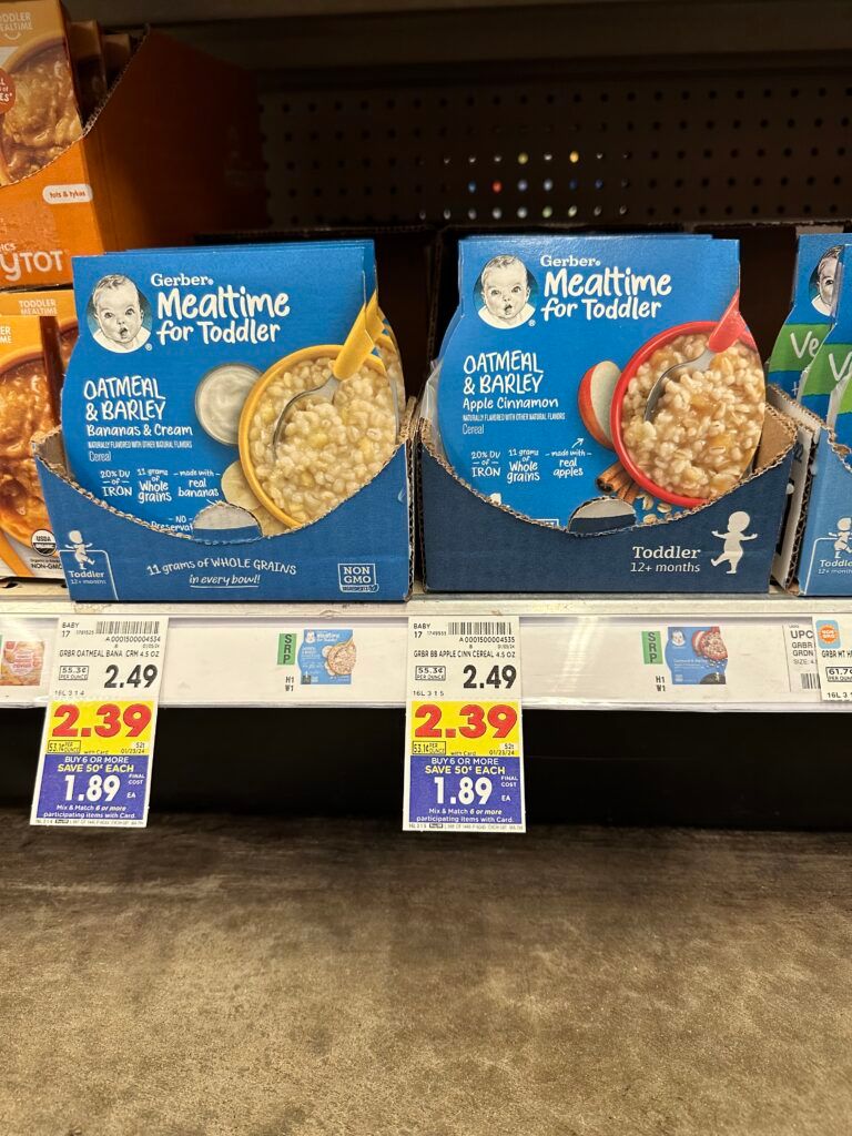 gerber food kroger shelf image