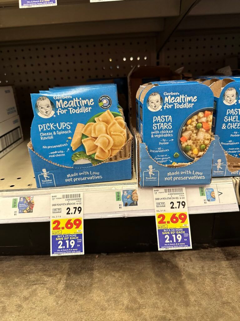 gerber food kroger shelf image