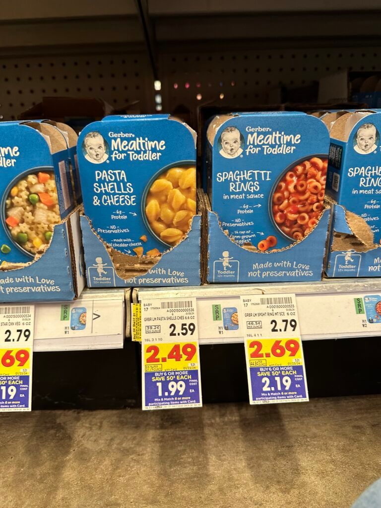 gerber food kroger shelf image